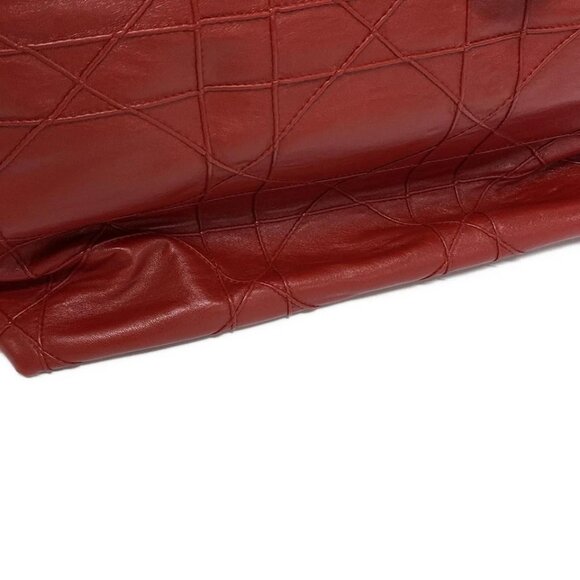 DIOR/ChristianDior Granville - Bordeaux Leather Handbag 938-072525 - Picture 10 of 14